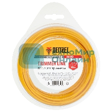 Леска для триммера Denzel круглая, 1,6мм х 15м, блистер Россия