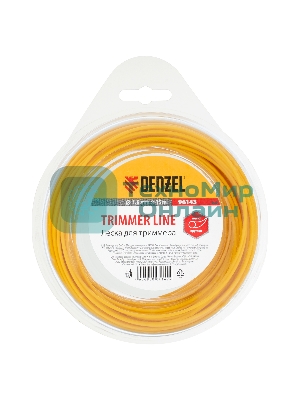 Леска для триммера Denzel круглая, 1,6мм х 15м, блистер Россия