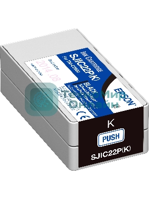Картридж струйный SJIC22P(K): INK CARTRIDGE FOR TM-C3500 черный