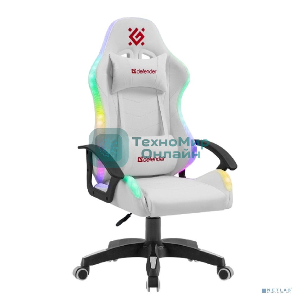 Кресло игровое Defender FACTOR X RGb белый