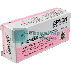 Картридж струйный Epson PJIC7 светло-пурпурный для Discproducer PP-100 (C13S020449/C13S020690)