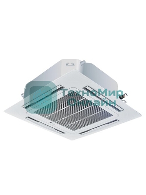 Кондиционер кассетный Neoclima NS/NU-60BT3 60000 BTU, 160 м², 43 дБ, охлаждение, обогрев, осушение, белый