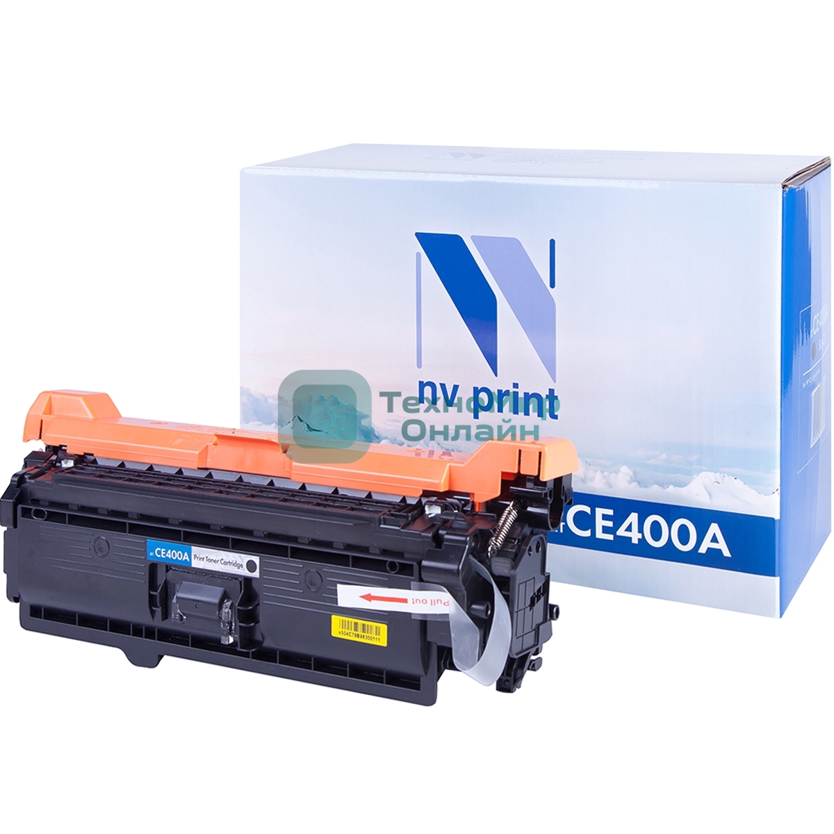 Картридж лазерный NVPrint совместимый HP CE400A черный для CLJ Color M551 (5000k)