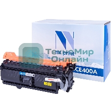 Картридж лазерный NVPrint совместимый HP CE400A черный для CLJ Color M551 (5000k)