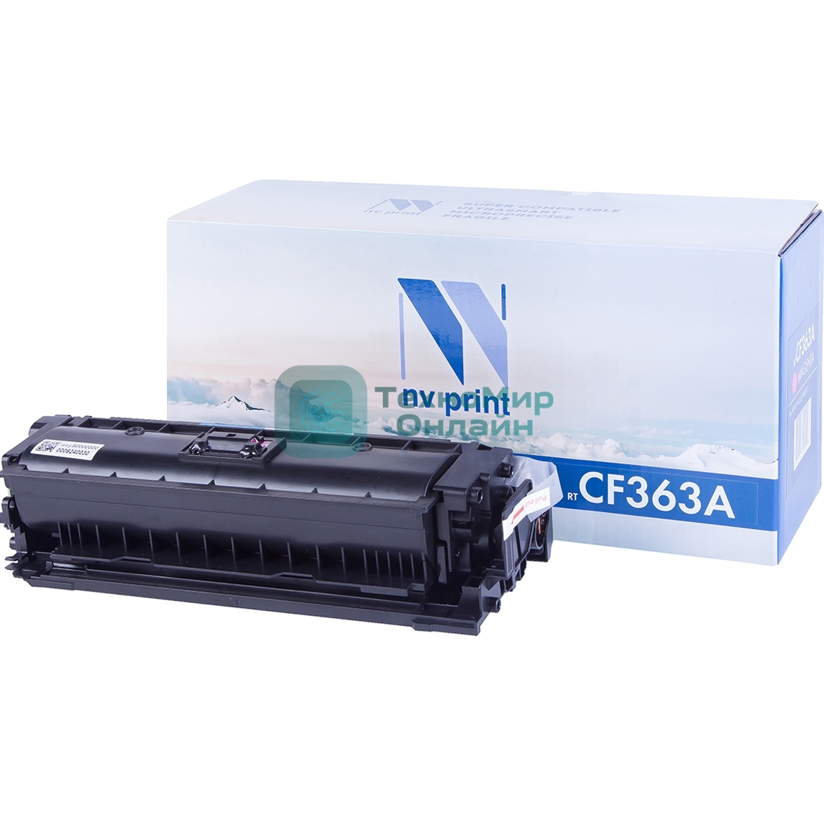 Картридж лазерный NVPrint совместимый НР CF363A Magenta для LJ Color M552/M553 (5000k)