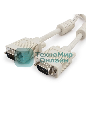 Кабель Gembird/Cablexpert VGA Premium,15M/15M,1.8м, тройной экран, феррит.кольца, пакет