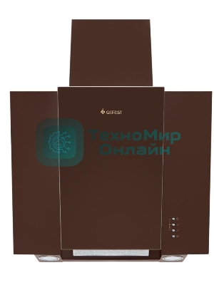 Вытяжка наклонная Gefest ВО 3603 Д1К коричневый, 60 см, 550 куб. м/ч, 76 дБ