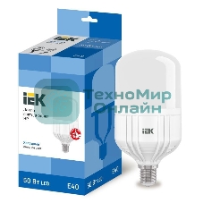 Лампа cветодиодная IEK LLE-HP-50-230-65-E40 HP 50Вт 230В 6500К E40 IEK