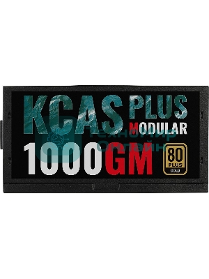 Блок питания Aerocool/Formula KCAS PLUS 1000GM V2 RTL (ACPG-KPK0FEC.12), 1000Вт, 80 PLUS Gold, 140мм, модульный, черный