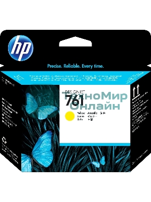Картридж струйный HP 761 CH645A желтый печатающая головка для HP DJ T7100