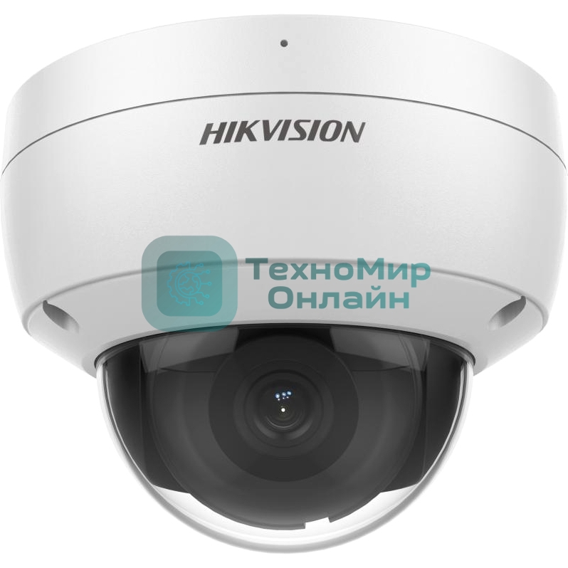 Уличная купольная IP-камера 2Мп HIKVISION DS-2CD2123G2-IU(D)(2.8мм) с EXIR-подсветкой до 30м и технологией AcuSense