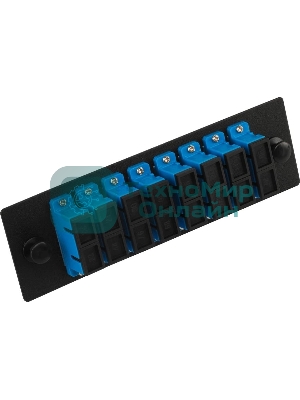 Адаптерная панель для кроссов LAN-FOBM с 8 симплексными адаптерами SC/OS2