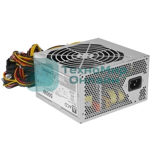 Блок питания серверный ACD FL0500 500W, FLEX (ШВГ=80x40x150 мм), 80 PLUS GOLD, 4см fan, A-PFC, (GW-FLX500)