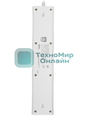 Сетевой фильтр Philips CHP8246WB/51 3м, 4 розетки, белый