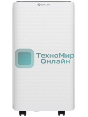Осушитель воздуха Neoclima ND-10RH белый, 10 л/сутки, 2 л, гигростат, очистка воздуха