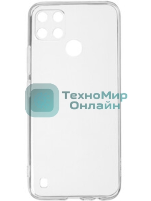 Чехол (клип-кейс) DF для Realme C21y rmCase-08 прозрачный