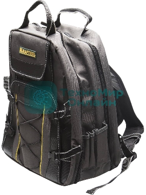 Рюкзак KRAFTOOL industrie для инструмента 2внутренних отд. 49 карманов 430х360х230мм