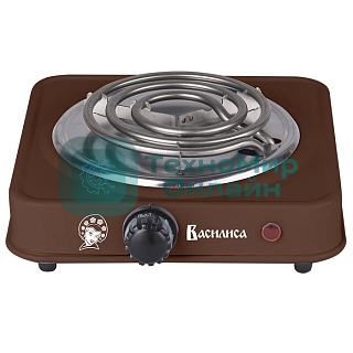 Плита настольная электрическая ВАСИЛИСА ВА-901 коричневый