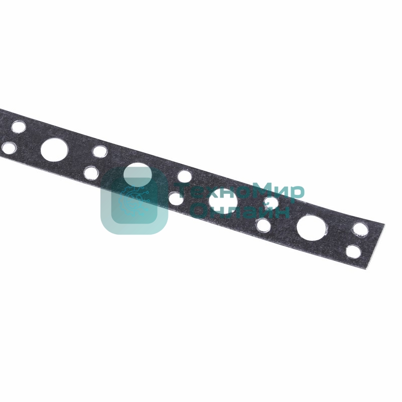 Лента полоса монтажная оцинкованная, перфорированная прямая Rexant 20х0,55 мм, рулон 25 м