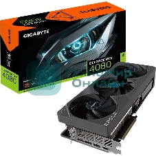 Видеокарта Gigabyte GV-N4080EAGLE OC-16GD GDDR6X 2520/22400 HDMIx1 DPx3 HDCP