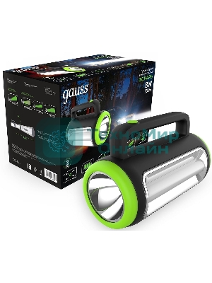 Фонарь прожекторный Gauss модель GFL603 8W 400lm lead acid 1500mAh диммируемый LED 1/10/20