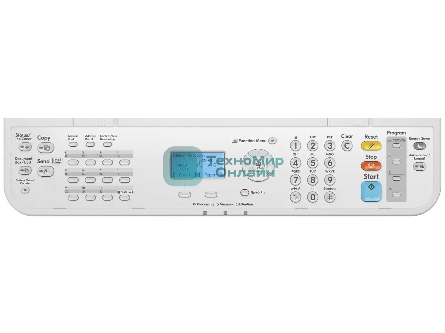 МФУ лазерное Kyocera Ecosys MA4500x (110C133NL0/110C133DZ0), A4, ч/б, печ. до 45 стр/мин., скан. до 60 стр/мин. (ч/б) 40 стр/мин (цвет.), 1200 x 1200 dpi (печать) 600 x 600 DPI (скан.), USB, RJ-45