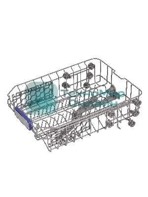 Встраиваемая посудомоечная машина Maunfeld MLP-122D Light Beam, серебристый, 59.8 см, 12 компл., 49 дБ, класс A++