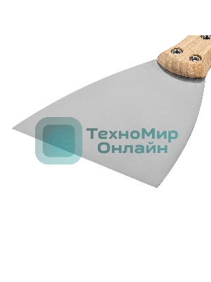 Шпательная лопатка Matrix из нержавеющей стали, 100 мм, буковая рукоятка, EFP