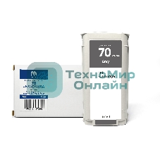 Картридж струйный NVPrint 70 (NV-C9450A) Gray для HP DesignJet Z2100/Z3100/Z3200/Z5200/Z5400 (130 мл) совместимый