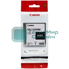 Картридж струйный Canon PFI-120 MBK 2884C001 черный матовый (130мл) для Canon Canon imagePROGRAF TM-200/205