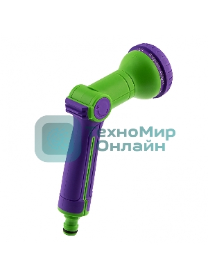 Пистолет-распылитель Palisad 8 режимов, двухкомпонентная рукоятка