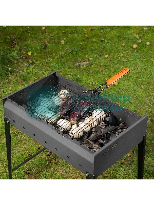 Решетка гриль Camping Palisad 260х320х65мм объемная антиприг.