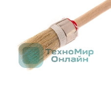 Кисть круглая MTX 82041 Профи №2 20 мм, натуральная щетина, деревянная рукоятка