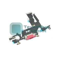 Шлейф разъема питания для iPhone 11 красный