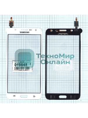Сенсорное стекло (тачскрин) для Samsung Galaxy J7 SM-J700H, белое