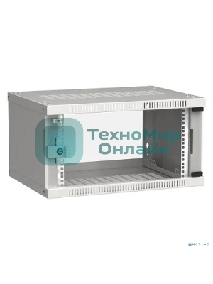 Шкаф ITK LWE3-06U64-GF LINEA WE 6U 600x450 мм дверь стекло серый