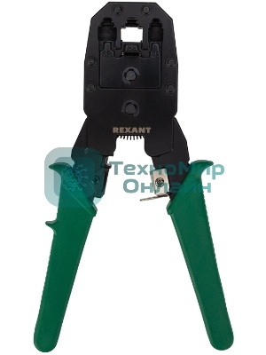 Кримпер Rexant HT-200 для обжима 8P8C, 6P6C, 4P4C, заделка витой пары