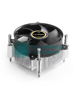 Кулер для процессора ExeGate ETA-20.V1700 серебристый, 90 мм, алюминий, 2200 об/мин, 22 дБ, 3 pin, 90 Вт, 60 мм