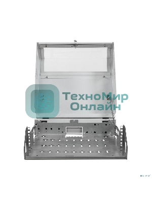 Шкаф коммутационный NTSS (NTSS-SOHO5U) настенный 5U 520x140 мм пер. дв. стекл несъемн. бок. пан. 80 кг белый IP20