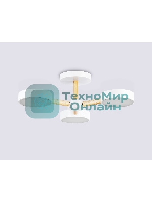 Светильник Ambrella light FL4821/3 WH белый 3000K-6400K 40W D580*160 (ПДУ ИК)