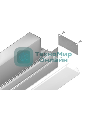 Алюминиевый профиль Ambrella light GP4050AL серебро 2000*51.27*34