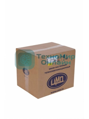 Шкаф настенный ЦМО ШРН-15.650 15U 600x650мм пер.дв.стекл несъемные бок.пан. 50кг серый