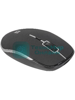 Мышь беспроводная Defender Hit MB-775 черный, 1600 dpi, радиоканал, USB, кнопки - 4