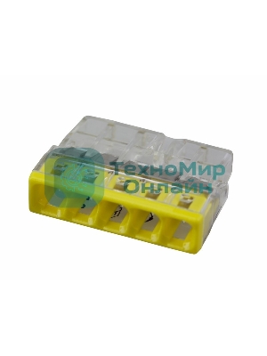 Клемма 5х(0.5-2.5мм) 5-х проводн. для распред. короб. (без п) WAGO 2273-205
