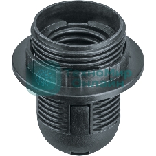 Патрон электрический Navigator NLH-PL-R1-E27-BL пласт. люстровый с кольцом