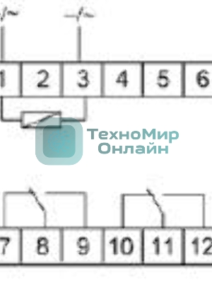 Реле промежуточное PK-2P/Un (монтаж на DIN-рейке 35мм 24В AC/DC 2х8А 2P IP20) F&F EA06.001.008