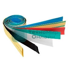 Набор трубок термоусадочных ТУТ 10/5; 12/6; 16/8; 20/10; 25/12.5; 30/15; 40/20 (7 цветов по 7шт 1м) PROxima EKF tut-n-1-r