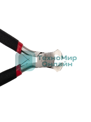 Кусачки торцевые Rexant Мини 100 мм никелированные, авторазжим, обливные рукоятки