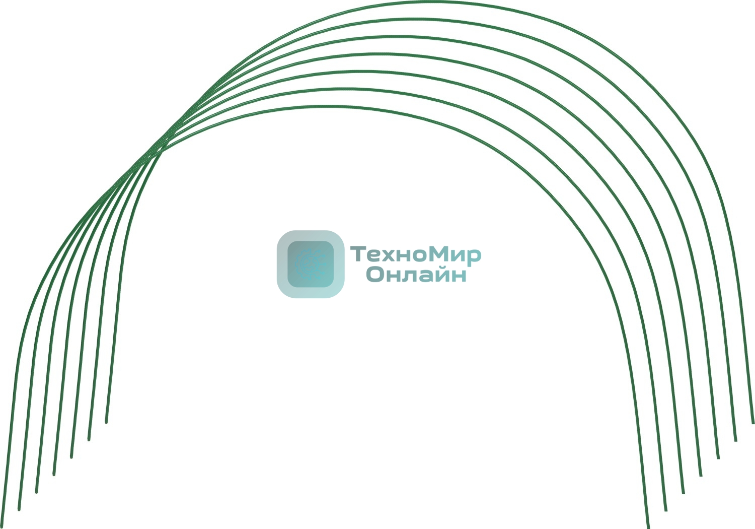 Дуги для парника GRINDA проволочные 1,7м, 6шт