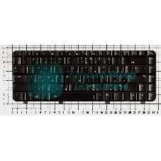 Клавиатура для ноутбука HP Pavilion DV3-2000 DV3-2100 черная с подсветкой